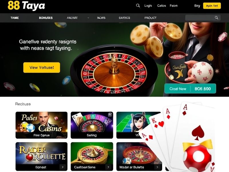 Welcome to 88taya.com, your premier destination for online gambling. Explore an extensive selection of casino games, sports betting, and live dealer experiences. Enjoy exclusive bonuses and seamless gameplay with 88taya's trusted platform.